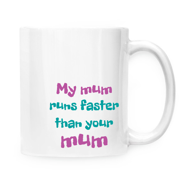 Hrnek malý bílý s potiskem Hrnek My mum